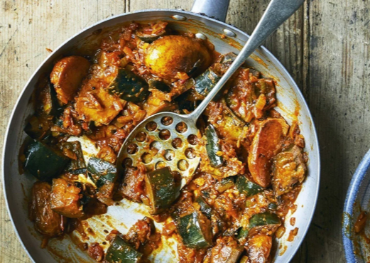 Aubergines masala